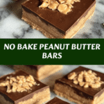 Irresistible No Bake Peanut Butter Bars You Can Make in Minutes