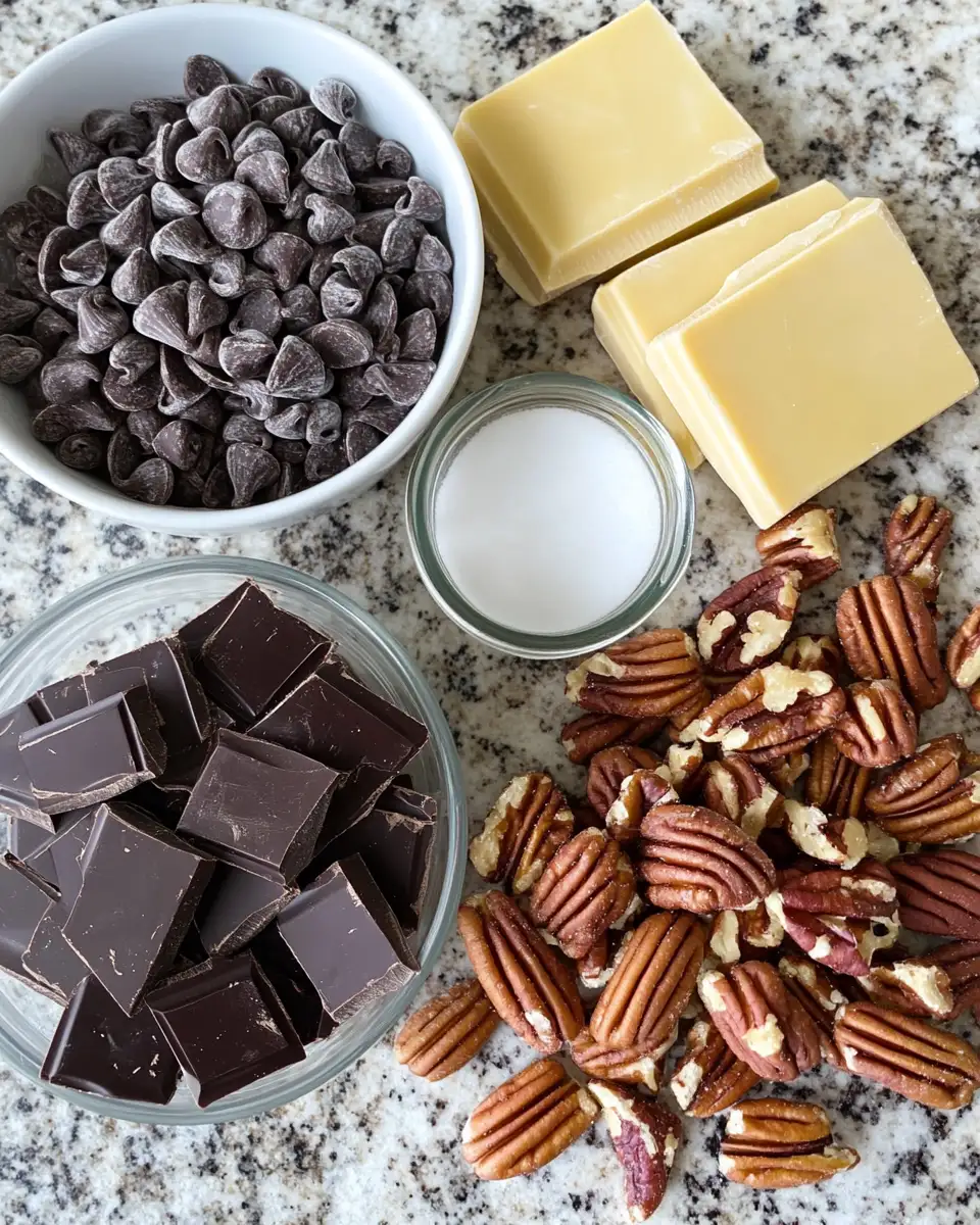 Ingredients for Irresistible Pecan Pie Bark Recipe That Will Sweeten Your Snack Game