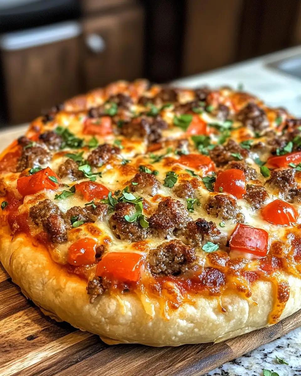 Final dish - Pizza Burger Pie The Ultimate Fusion Feast You Need to Try