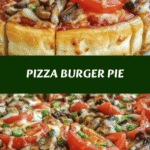 Mouthwatering Pizza Burger Pie 🍕🍔