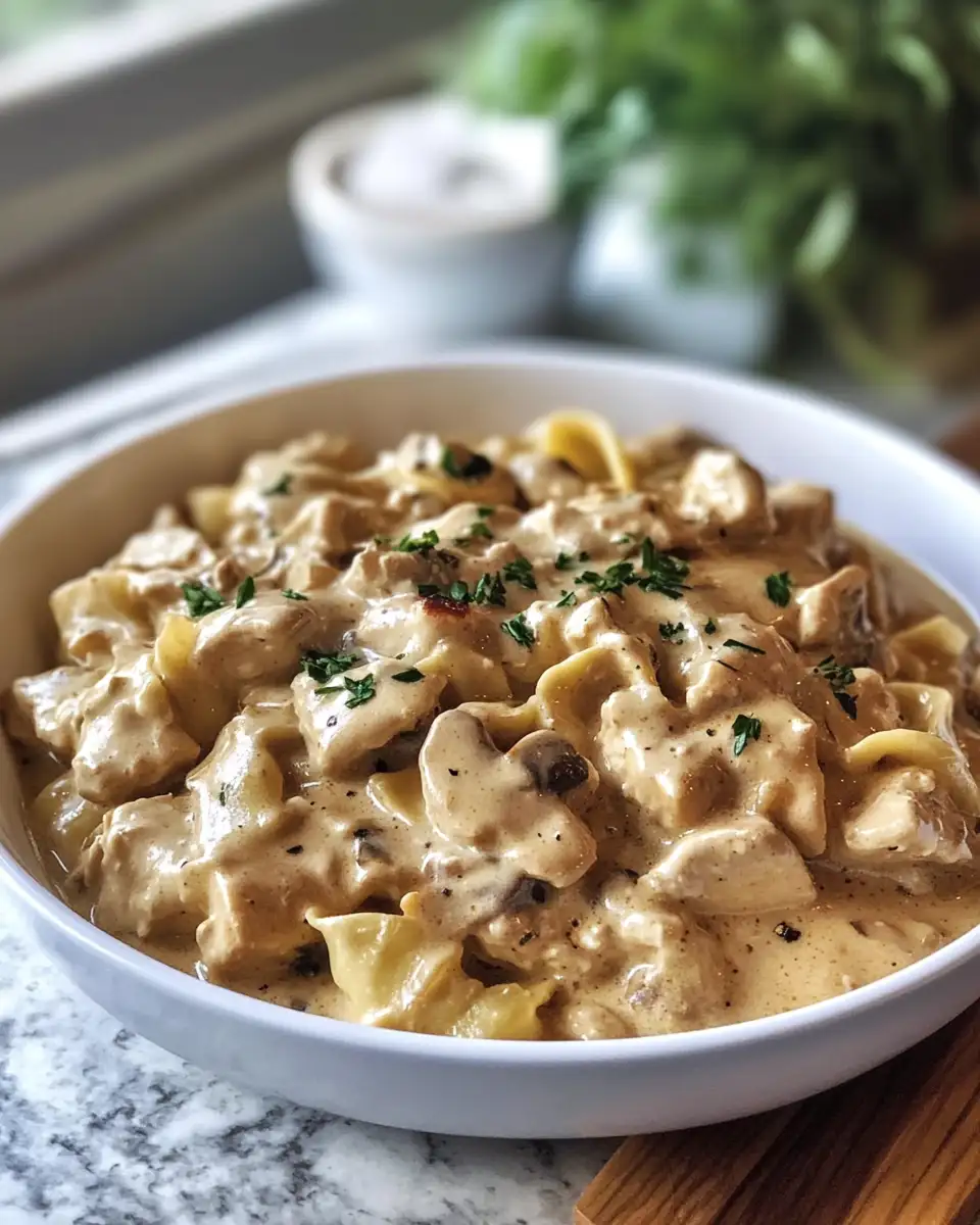 Rich and Velvety Chicken Stroganoff That Will Melt in Your Mouth - Featured Image