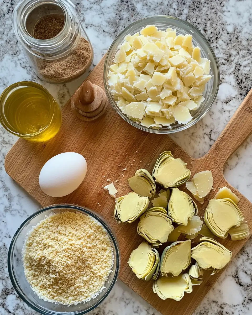 Ingredients for Simple Crunchy Artichoke Hearts That Will Elevate Your Snack Game