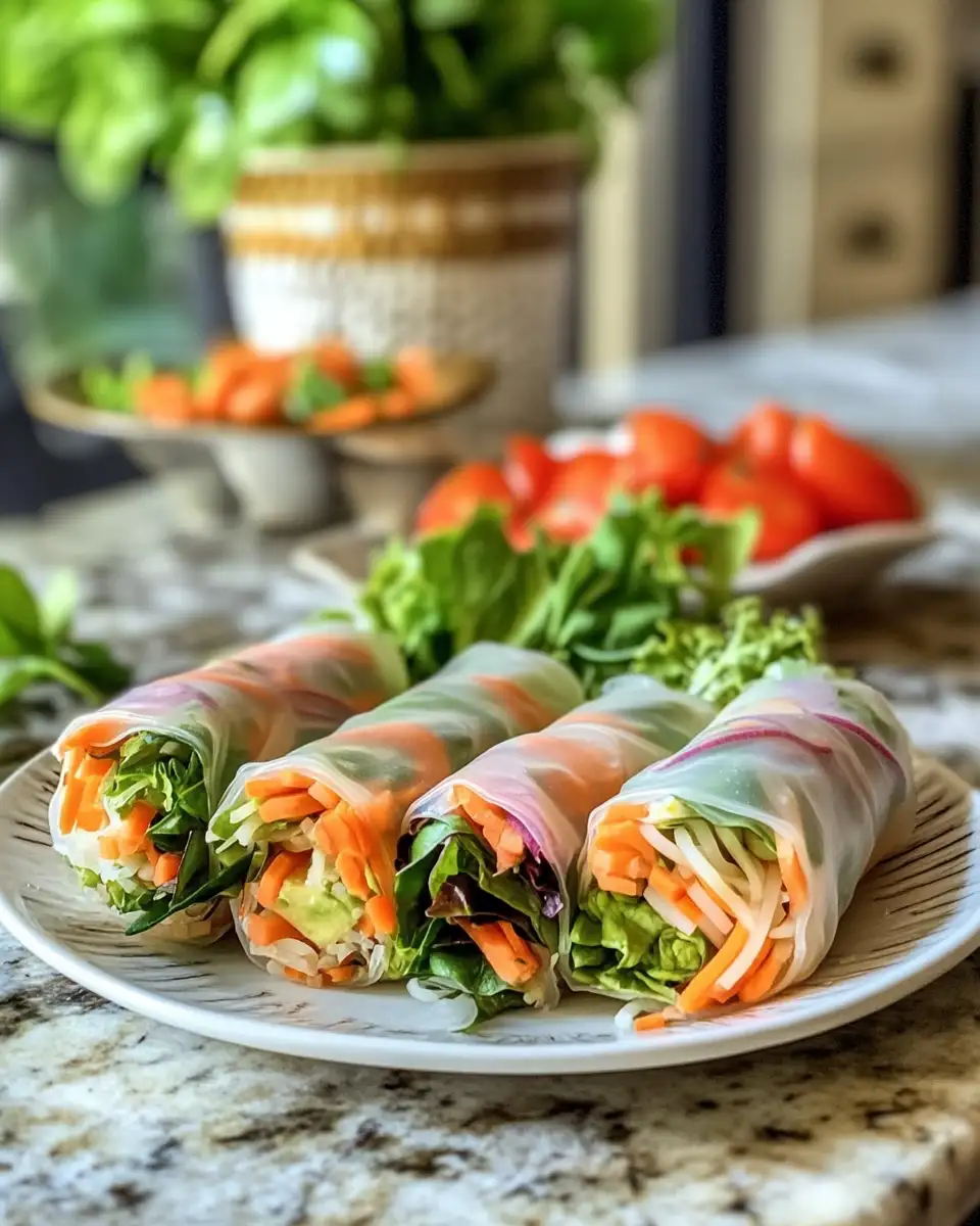 Final dish - Fresh and Flavorful Spring Roll Salad with Spicy Ginger Dressing
