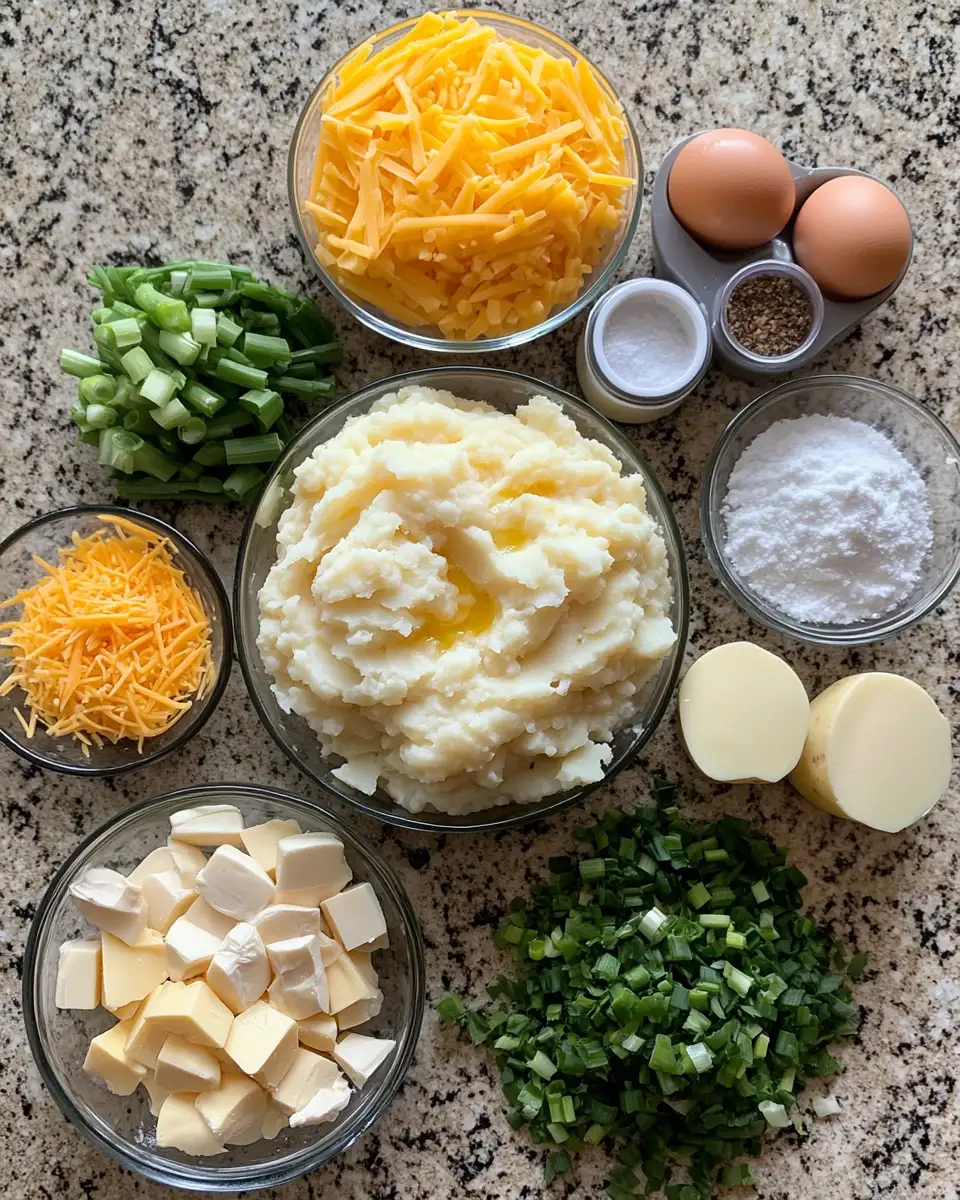 Ingredients for Irresistible Stuffed Mashed Potato Nests That Will Steal the Show