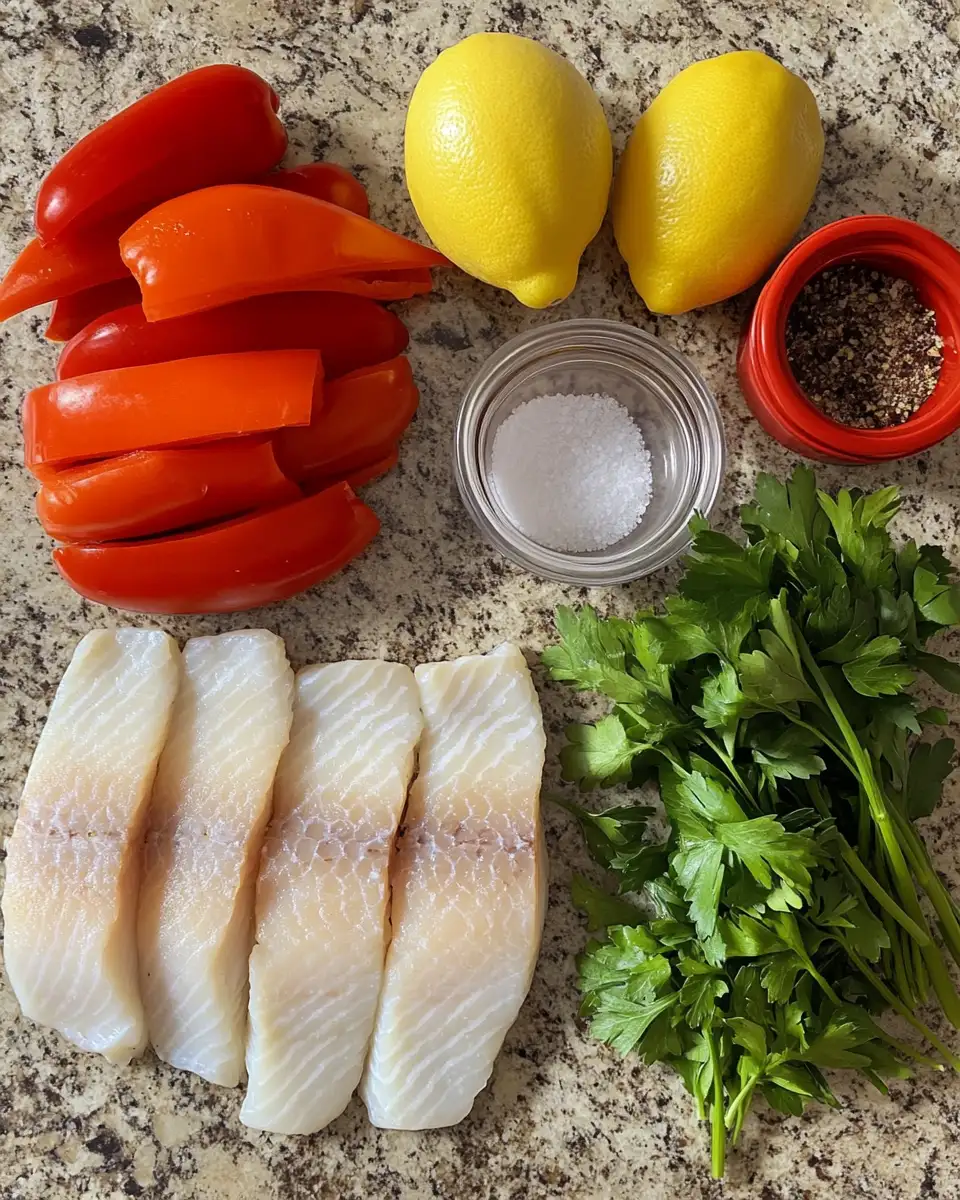 Ingredients for Flavorful Tilapia in Roasted Pepper Sauce That Will Delight Your Taste Buds