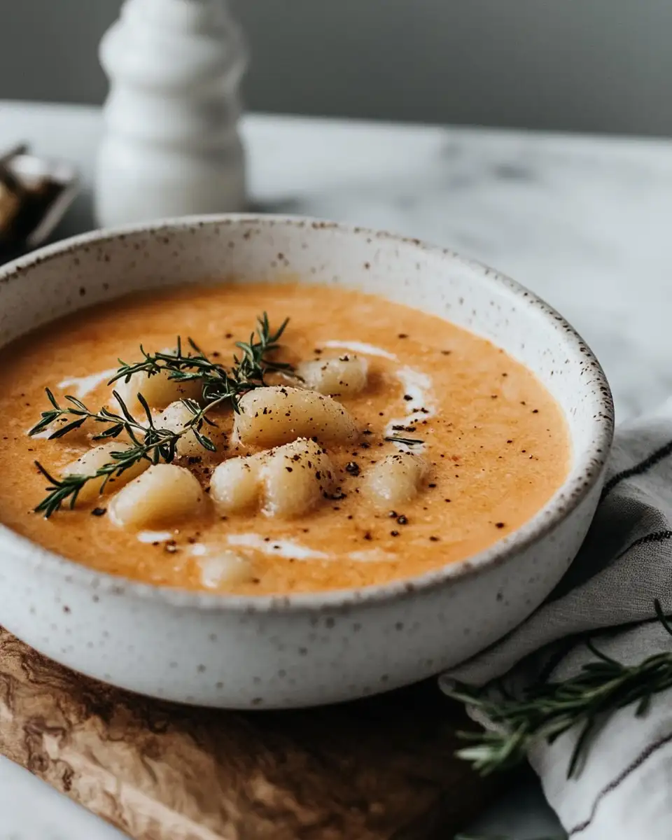 Cozy Up with Creamy Tomato Gnocchi Soup That Warms the Soul - Featured Image